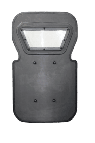 United Shield International Lightweight MXV Assault Level IIIA Ballistic Shield with View Port features weapon rest cut outs